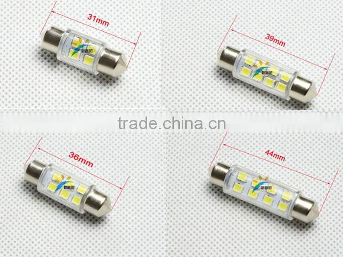 Auto car led reading light 12v, 41mm Led feston light for BMW, Audi, Benz