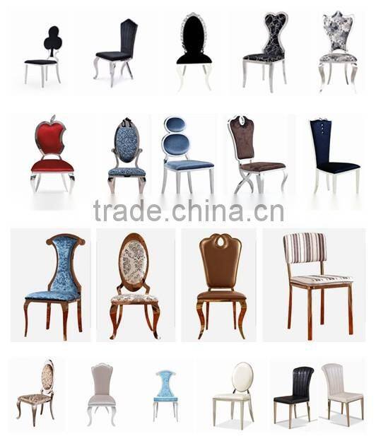 Shunde furniture modern stainless steel 4 seater dining marble table designs