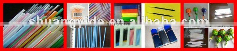 PP PE plastic ball pen tube machine / ball point pen refilling tube/ plastic pencil production line