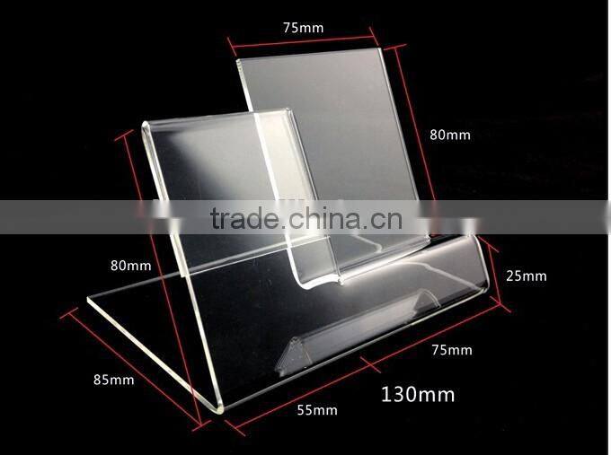 Size and design customized acrylic mobile phone display stand