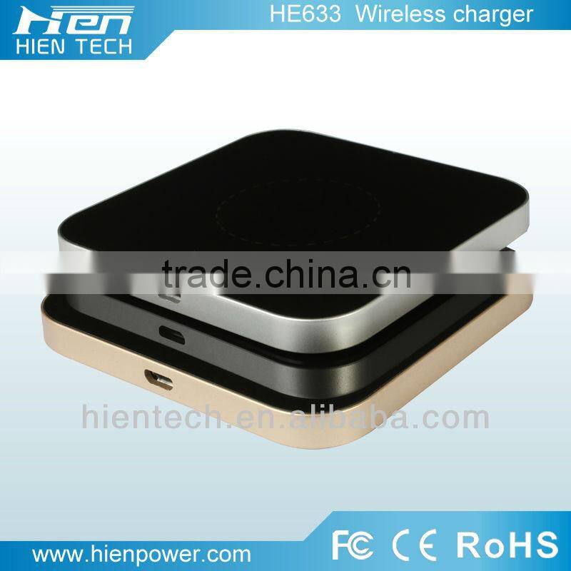 2015 new design Acrylic wireless charger accept customize LOGO wireless charger for samsung galaxy note 3