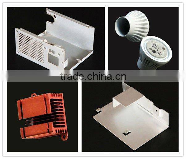 Aluminum amplifier heat sink