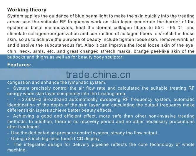2013-2017 popular new technology RF laser vacuum laser skin treatment machine (The newwest technology !!!!!!!!!)