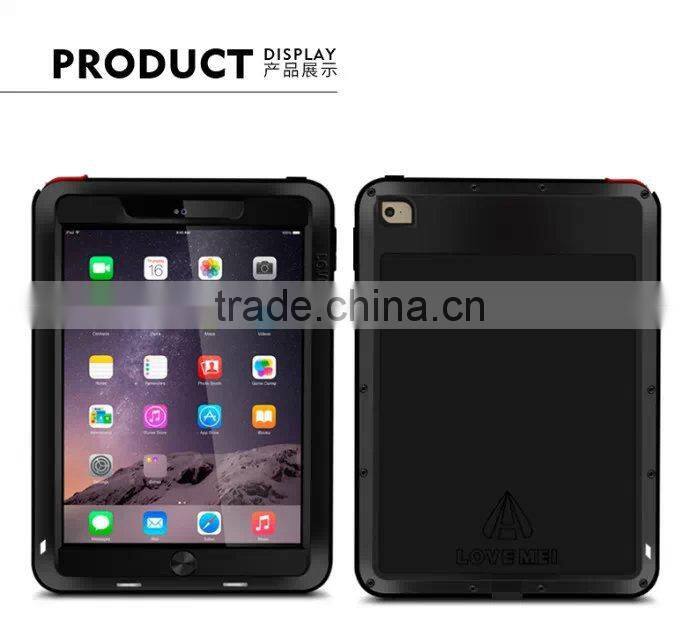 Brand LoveMei Hot Selling Dirt-proof Waterproof Shockproof Case For IPad Air 2,Unbreakable Case For Ipad Air 2