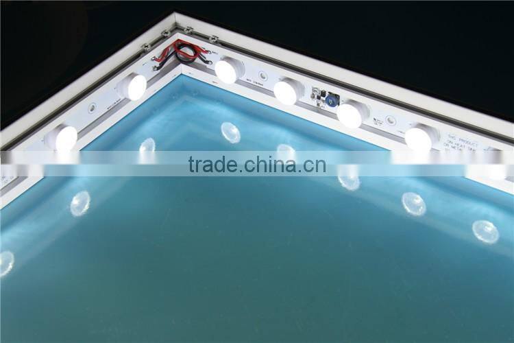 High power xte edge lit poster Rigid LED strip light bar with lens sunlight