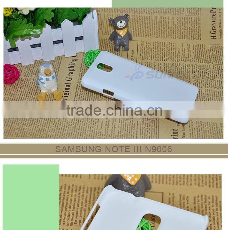 Plastic blank 2D 3D bulk phone cover sublimation case for samsung galaxy note 3 9006