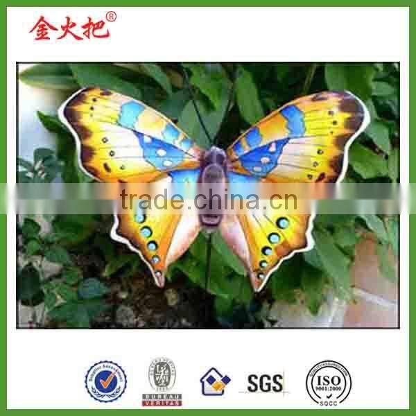 Butterfly garden sticks hight quanlity garden deco metal sticks for sales