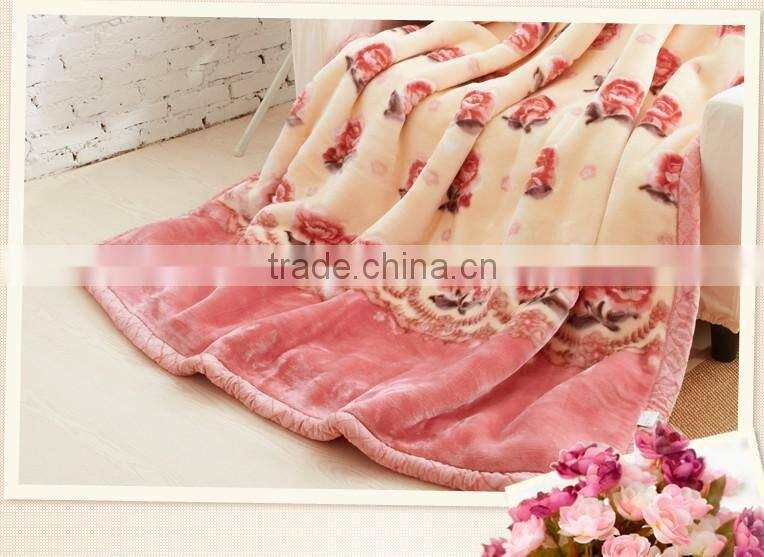 waffle weave hospital blanket/mink raschel blanket/blanket for home