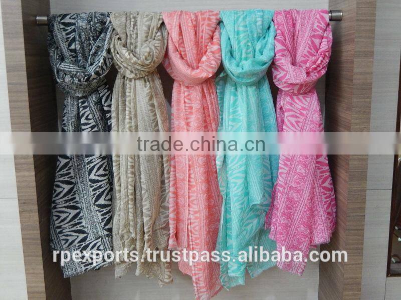 new fancy summer polyester scarf 2014-2015