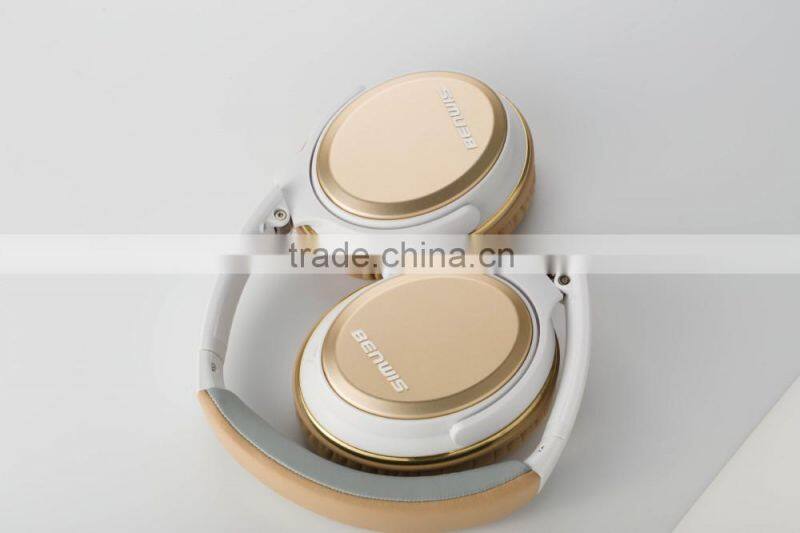 2015 hot selling wired stereo headphones with saperated cable and mic for cell phone