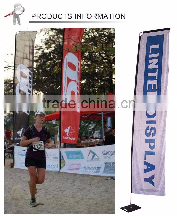 stable adjustable aluminum pole banner flags