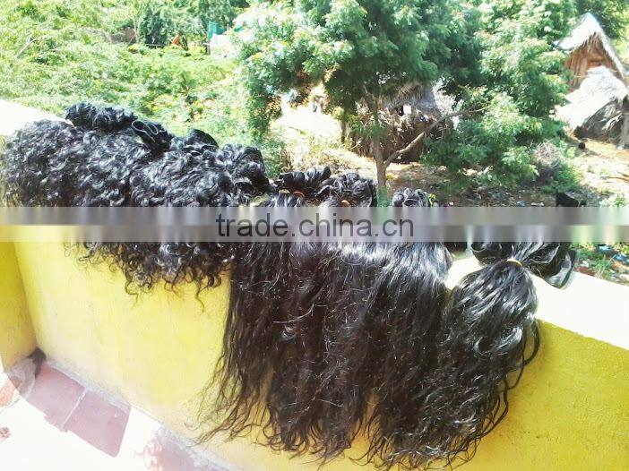 100% unprocessed Indian virgin remy human hair extension/bulk