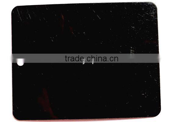 punch 2 holes silver earring card with gold logo custom