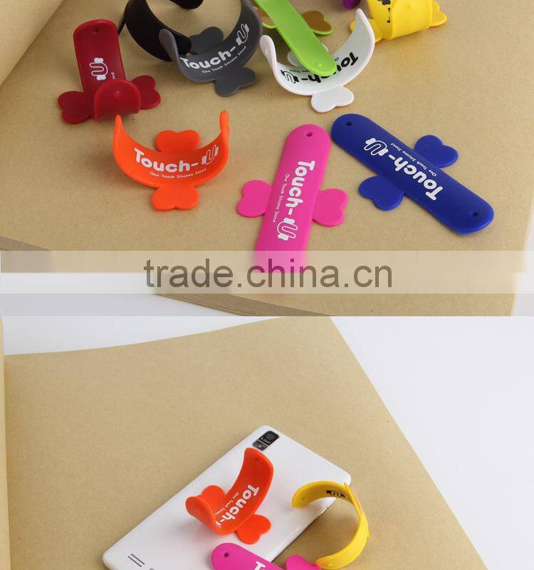 Touch-U One-touch Silicone Cell Phone Holder Stand for Mobile phone