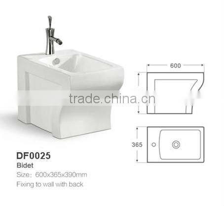 Sanitary Ware Ceramic Bidet shattaf DF0025