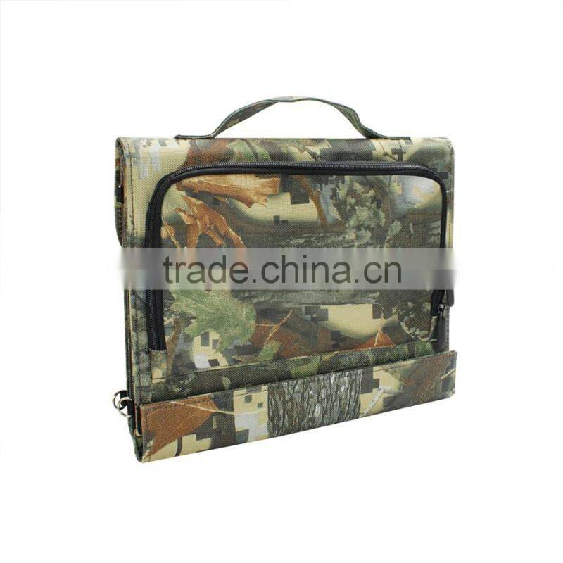 Handbag15W waterproof sunpower solar panel for mobile phone charge