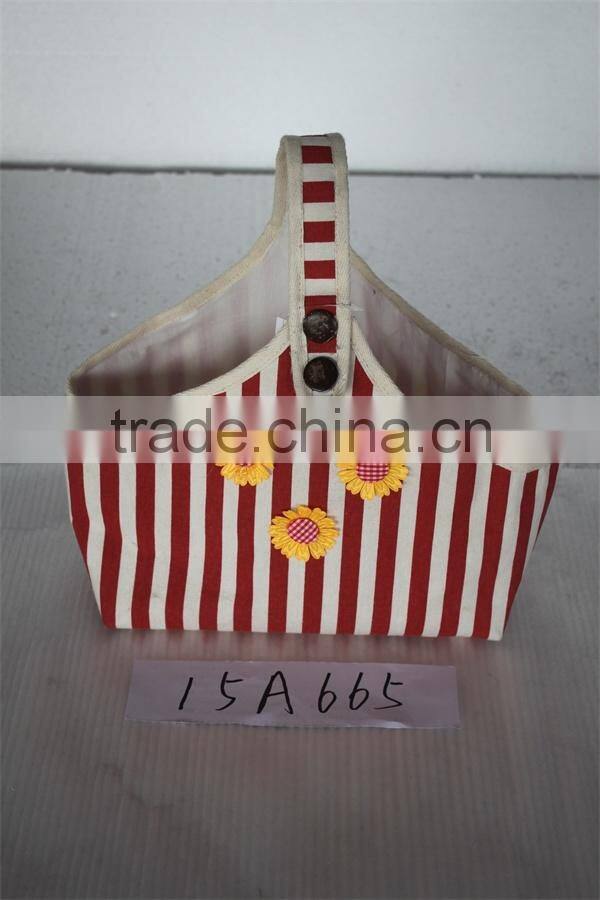 beautiful fabric bag with movable handle