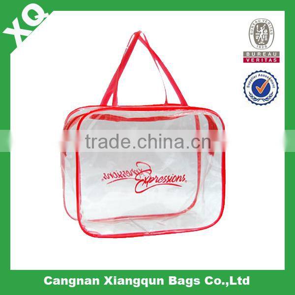 2015 ECO friendly hair packaging bag pvc