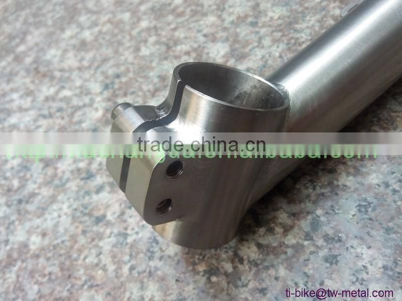 Titanium Tandem Bicycle Stem Custom Titanium Bike Stems for Road Mountain Tandem Bikes XACD Titanium Bike Stem in China