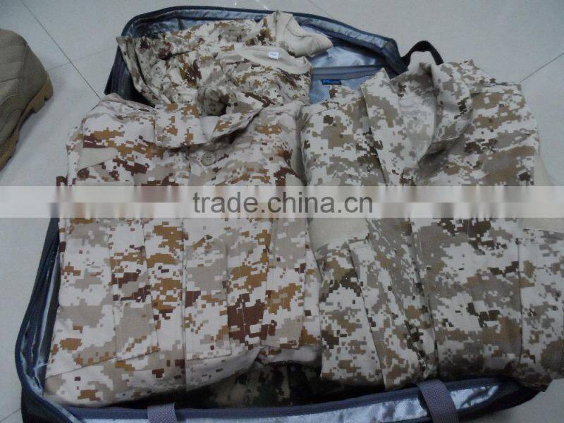 Sale 85% polyester 15% cotton ripstop desert digital camouflage stock russian military uniform