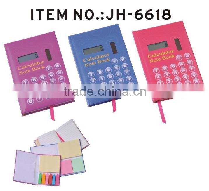 2016 solar power calculator A5 size notebook with calculator