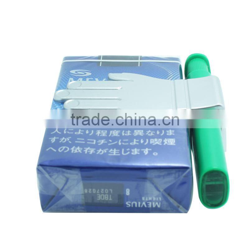 Hand shape lighter holder lighter clip for cigarette pack