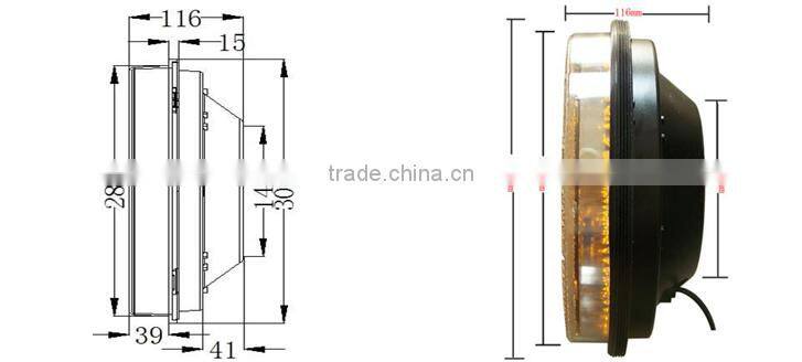 110 volt amber led traffic light power