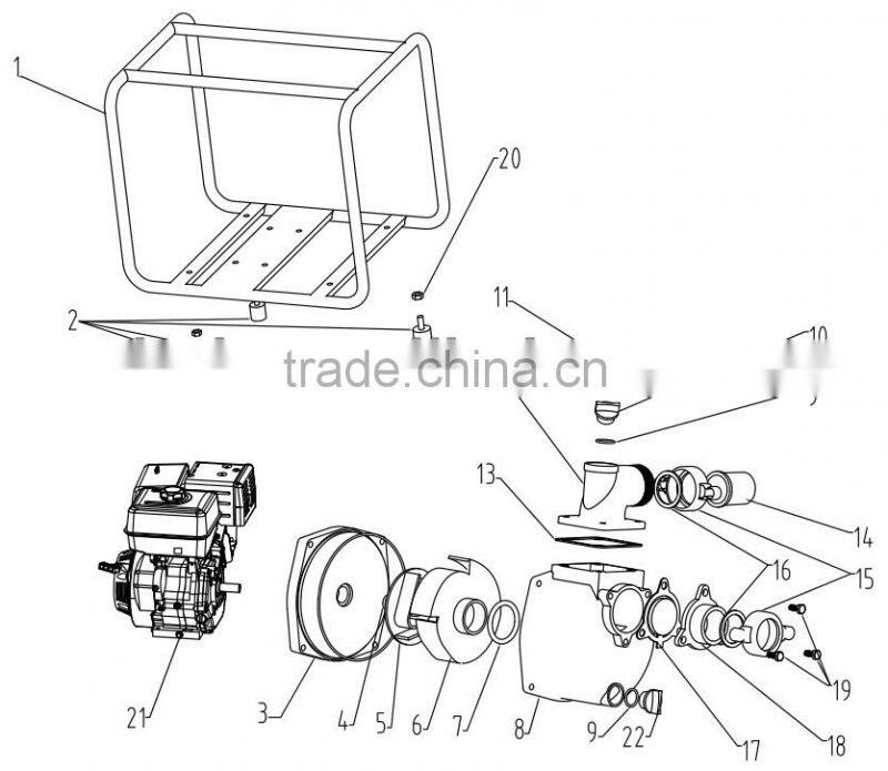 Solid Discharge water joint completely jointed