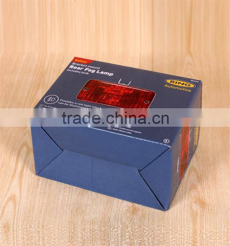 Corrugated packaging box for car light LED light cardboard packaging