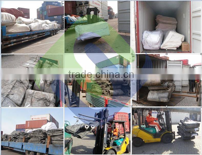 China sunk ship lifting airbags