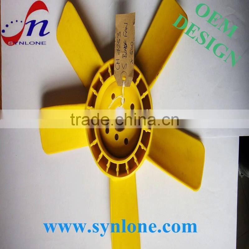 Injection molding plastic propeller