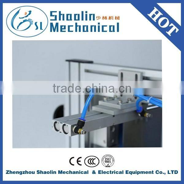 Semi Automatic cardboard box paper gluing machine with Hot Melt Adhesive