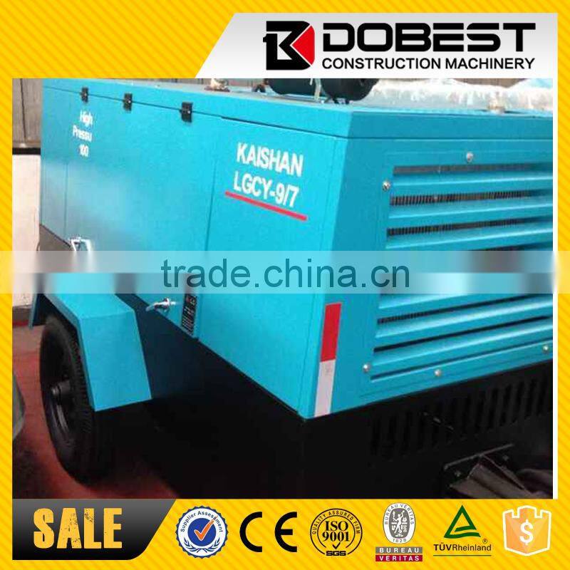 Chinese KAISHAN Diesel Driven Portable Screw Air Compressor LGCY-6/7