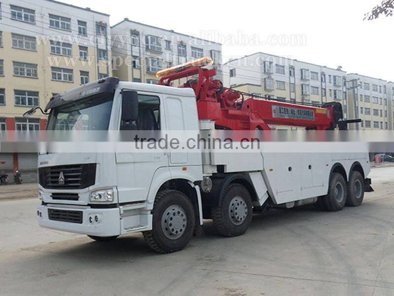 8x4 40Ton HOWO tow truck for sale
