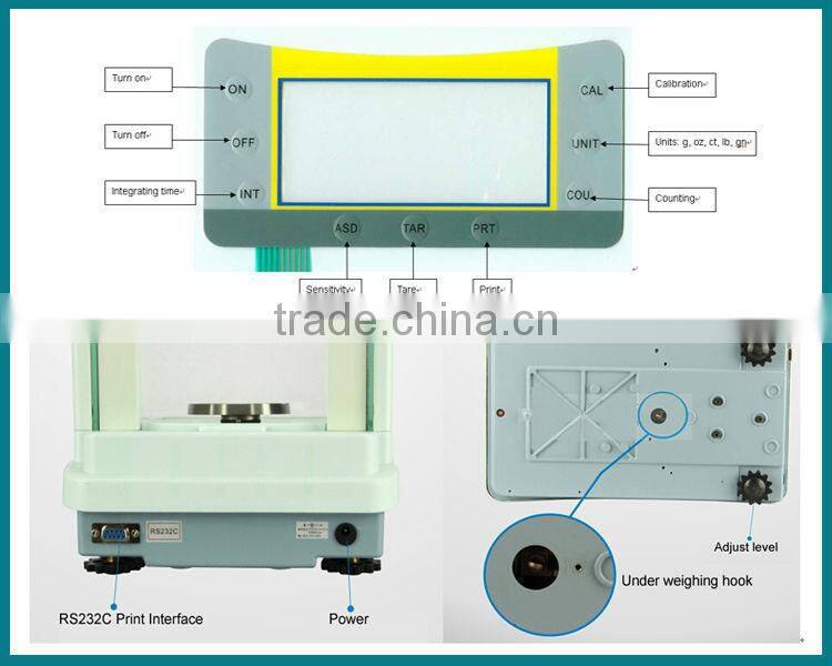 0.1mg clever digital carat chemical scale