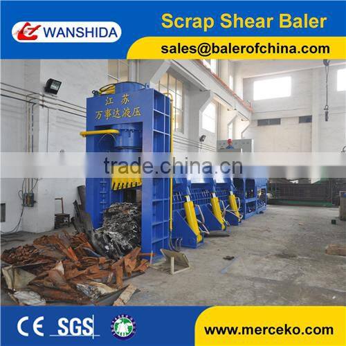 6300kN 6000mm/Customized Press room length hydraulic aluminum iron baler recycle machine
