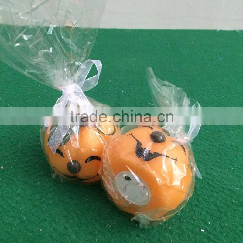 led pumpkin wax candle halloween day led candle pumpkin shaped led yellowe flicking candle for halloween decoration
