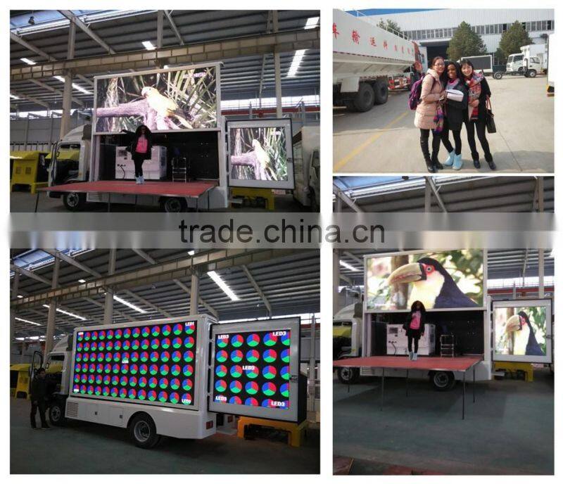 P12mm Outdoor Fullcolor Advertising Led Mobile Billboard For Truck