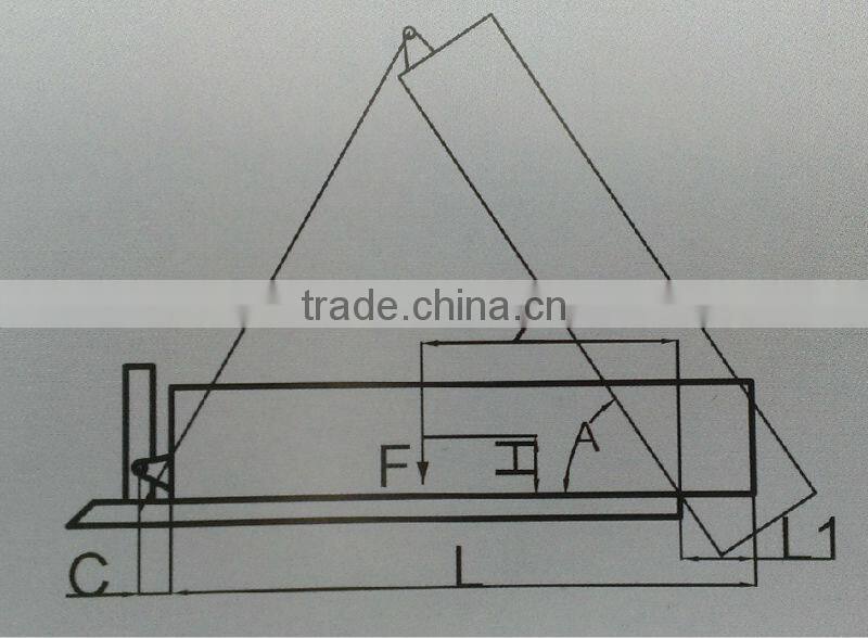 adjusable plunger dump truck hydraulic cylinder