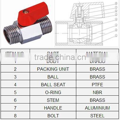 Chroming Brass Ball Valve FXM