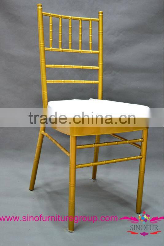 top quality wedding aluminum/metal chiavari chairs