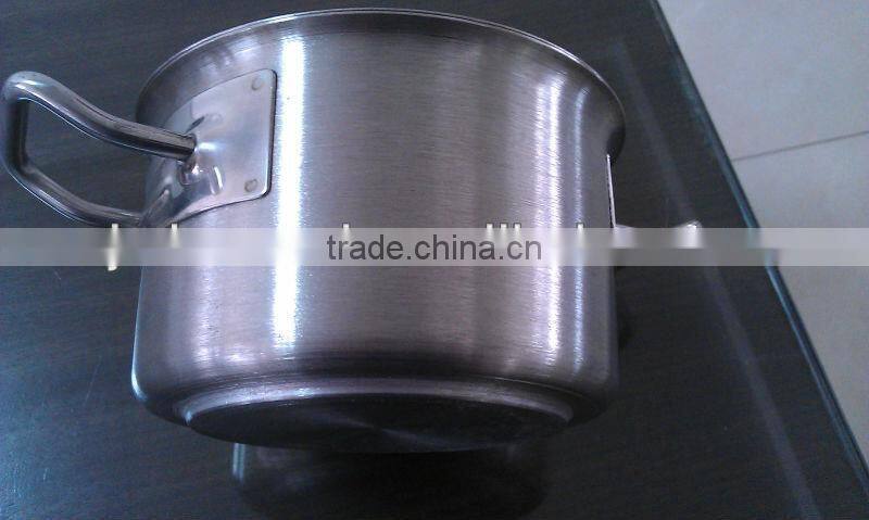 Stock Pot made by Aluminum with Polishing Finish