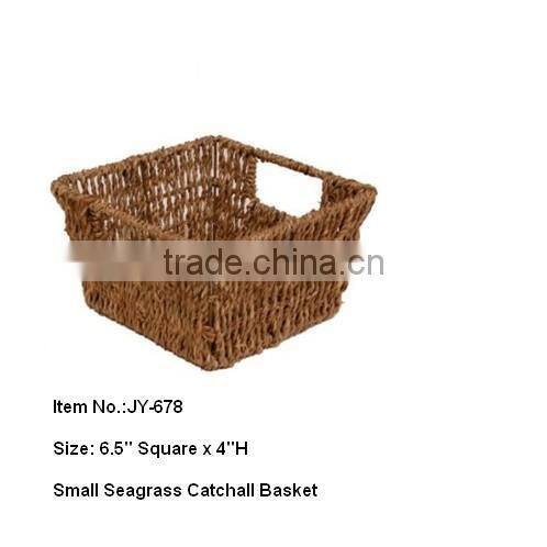 Household seagrass basket for wholesale