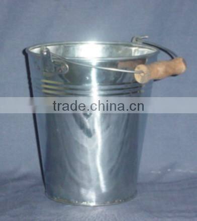 Galvanised Garden planter with Butterfly stamped design