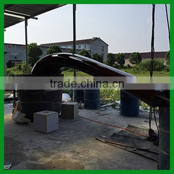 FO-506 cup shape fiberglass sculpture for decor