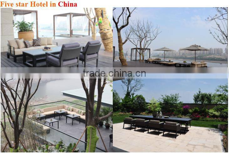 modern design white rattan garden furniture