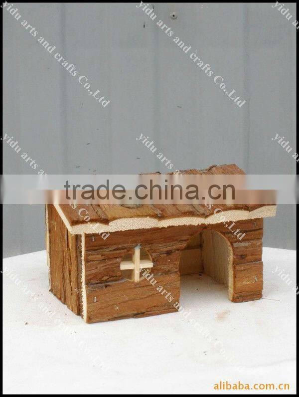 solid wood pet houses for birds, hamster, etc.