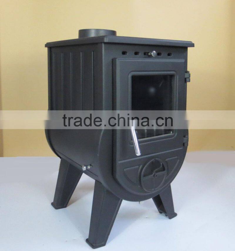 Cast Iron Glass Door Wood Burning Stove /Parts/ heating area 90-300sqm