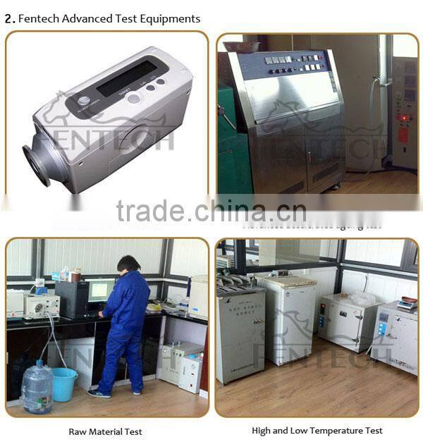 Fentech White Flat-Top Full Privacy Vinyl Fence For Yard, Garden, Hourse