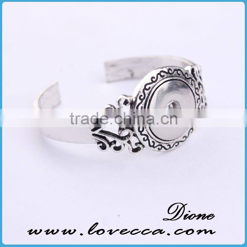 Wholesale Adjustable interchangeable jewelry snap button bracelet